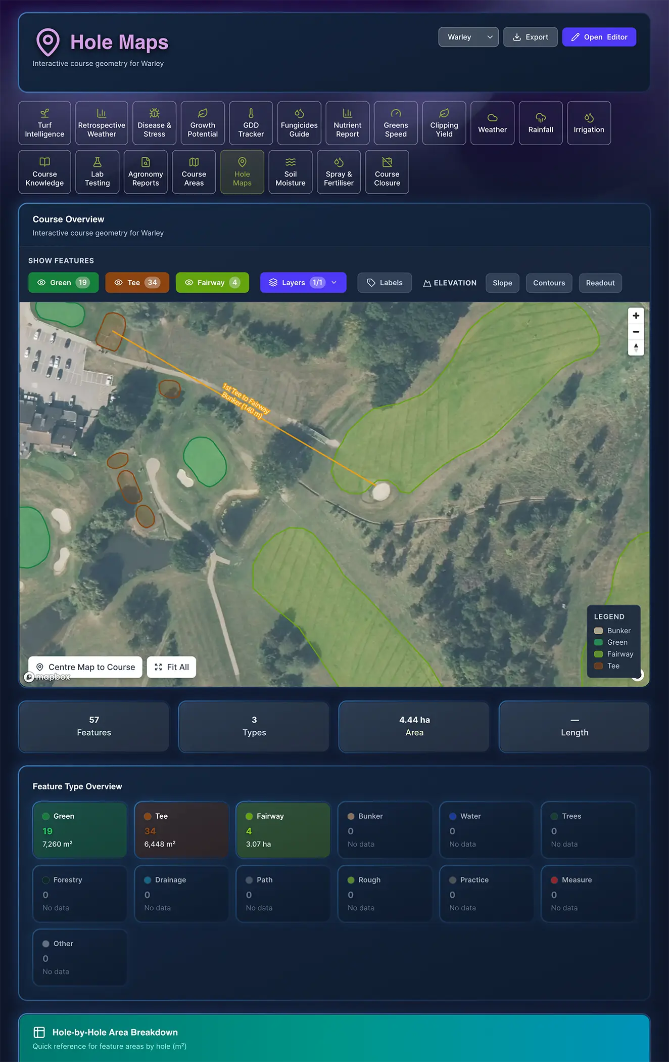 Course Maps & Geometry — primary view