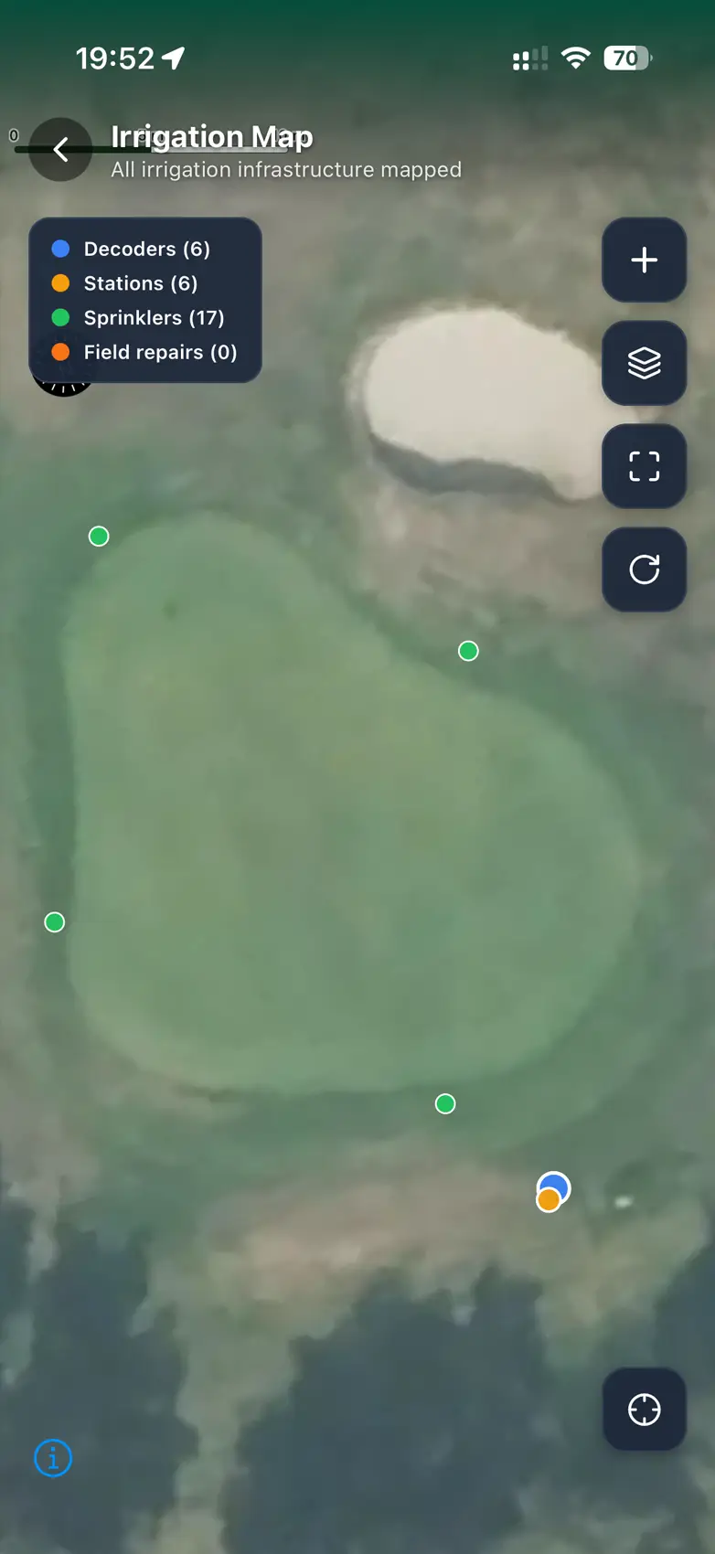 TurfWise mobile app — screen 6 of 9