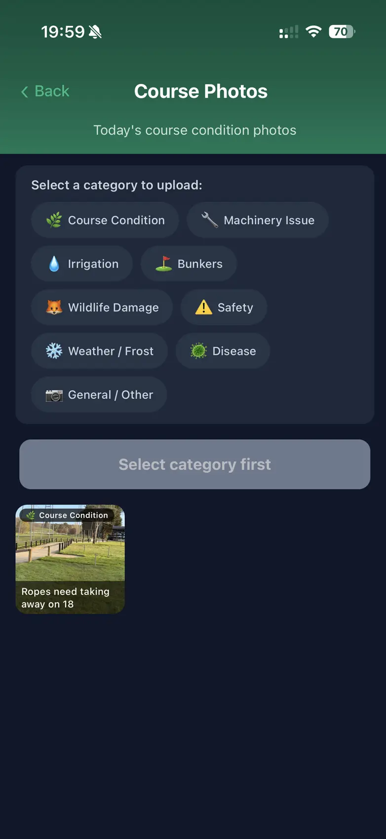 TurfWise mobile app — screen 9 of 9